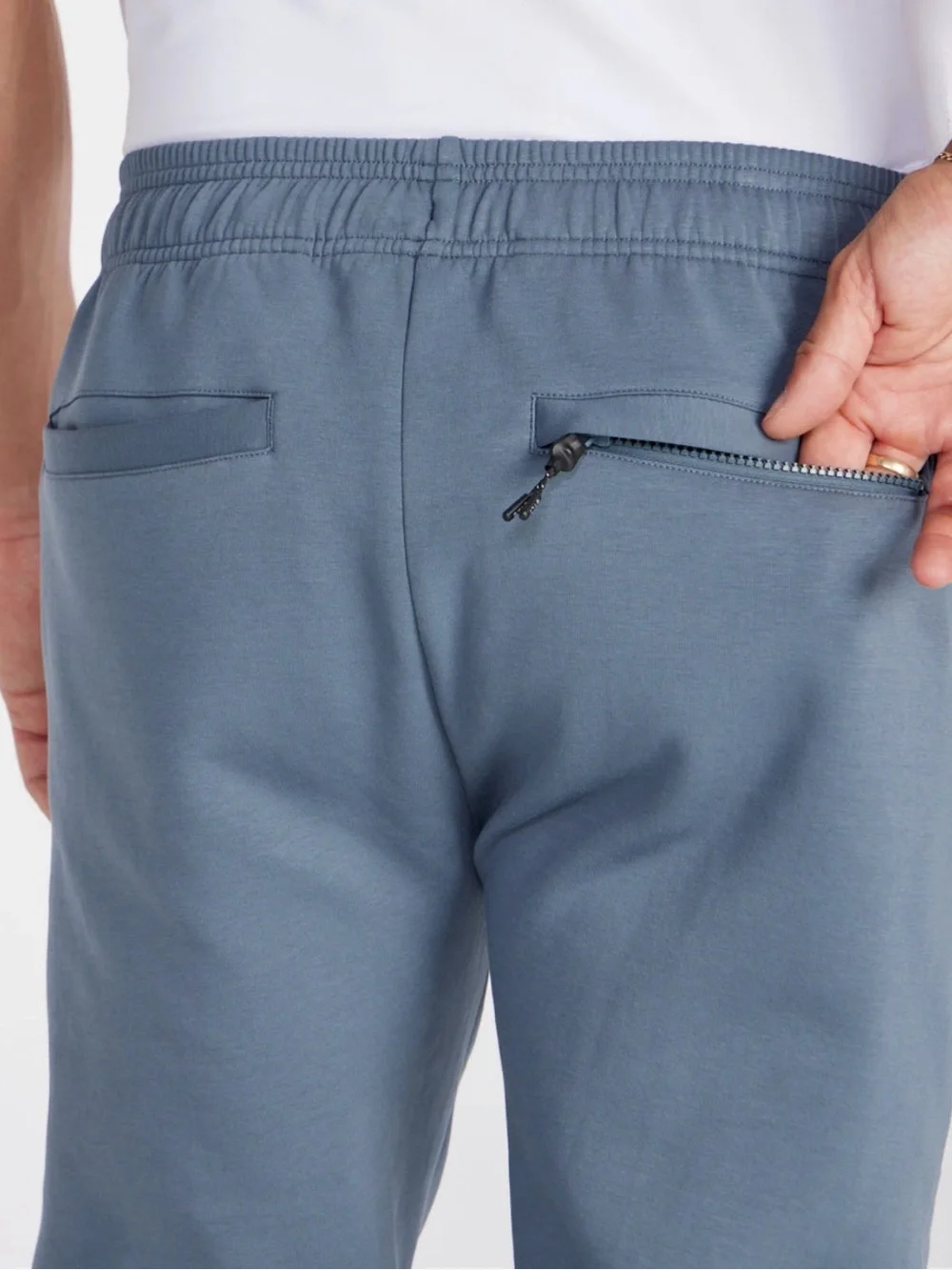 BYLT ROAMKNIT JOGGER DUSTY-BLUE SZ XL